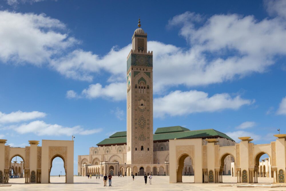 La mosquée Hassan II, Casablanca, Maroc