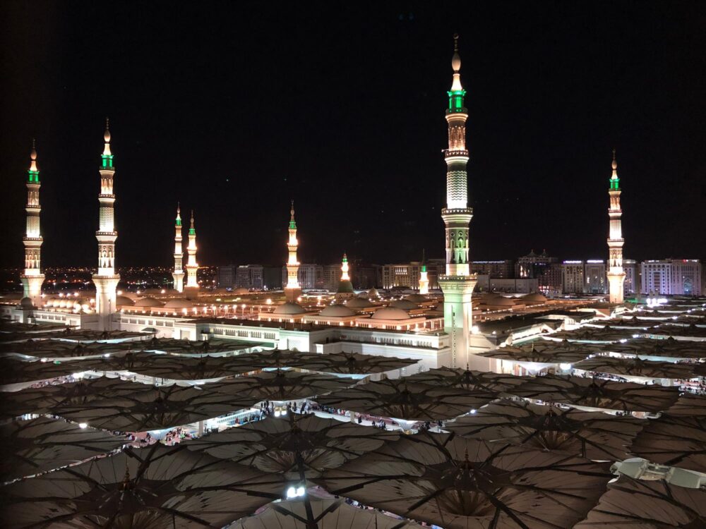 La mosquée du Prophète à Médine, Arabie saoudite