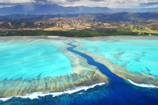 La plage de Poé, Nouvelle Calédonie