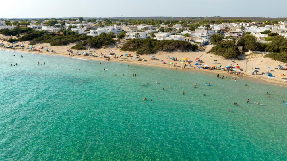 La plage de San Pietro in Bevagna
