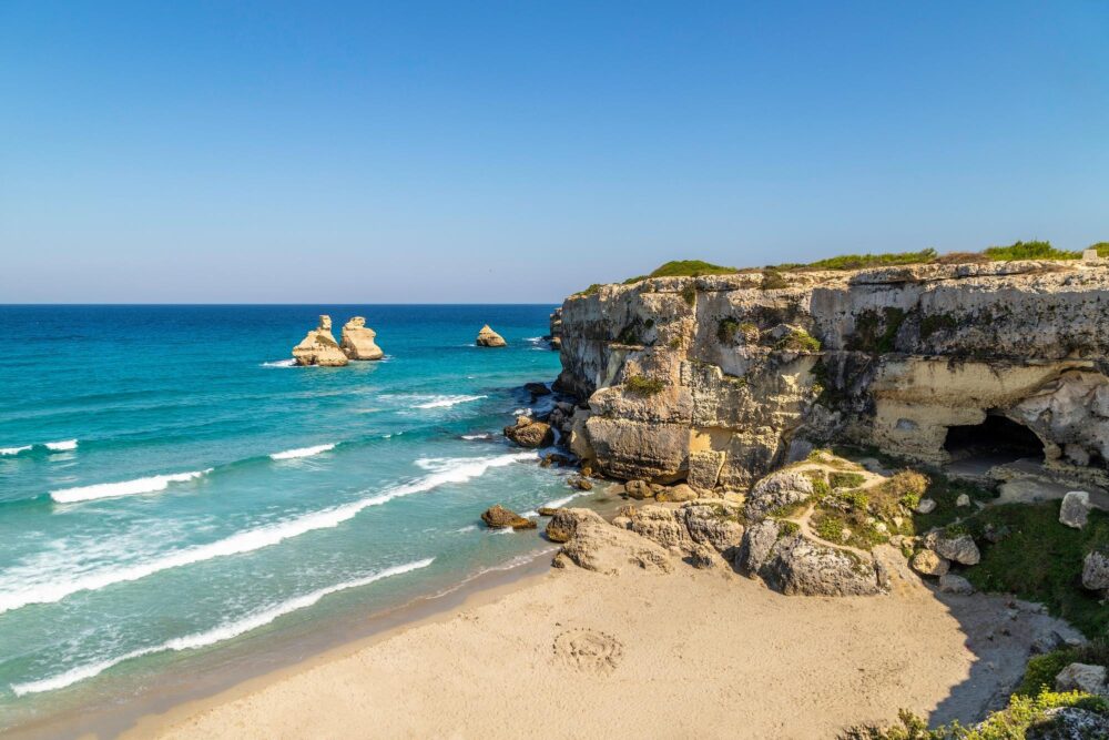 La plage de Torre dell'Orso