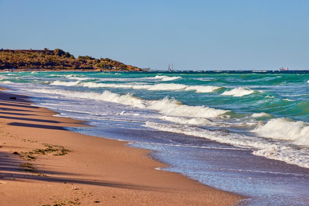 La plage de Tuzla