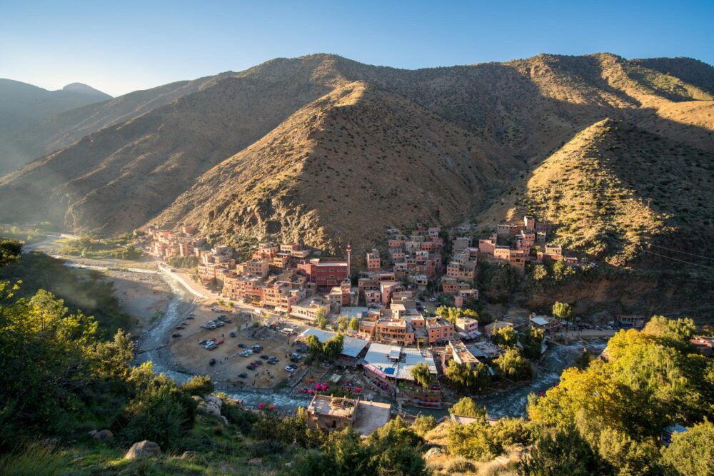 La vallée de l'Ourika, Maroc