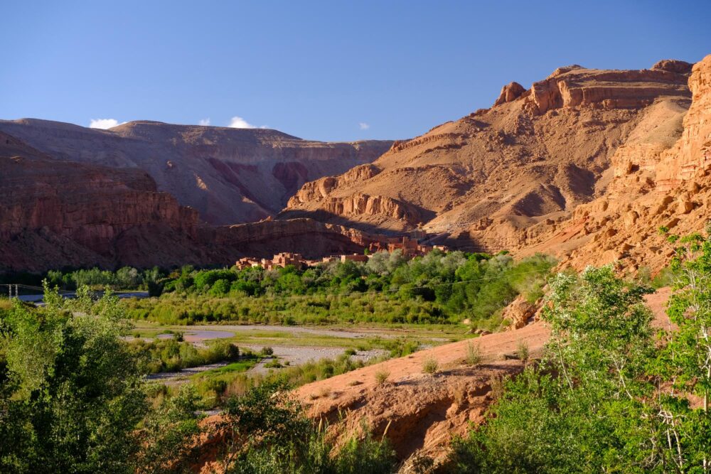 La vallée des Roses, Maroc