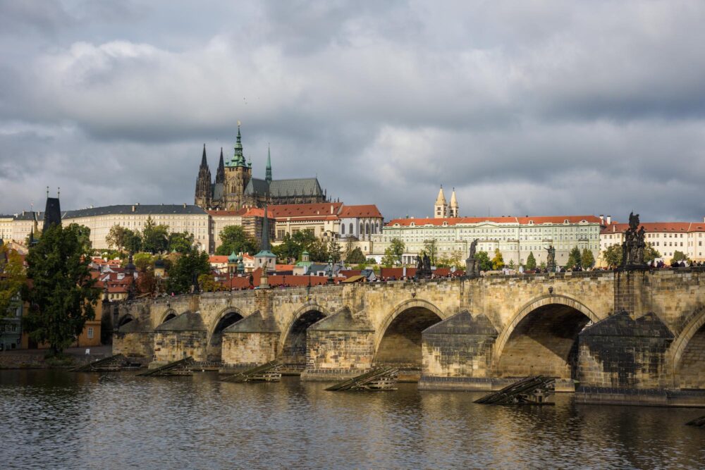 La vue sur le Palais Lobkowicz à Prague