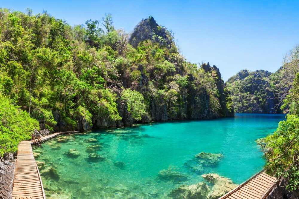 Lac Kayangan aux Philippines