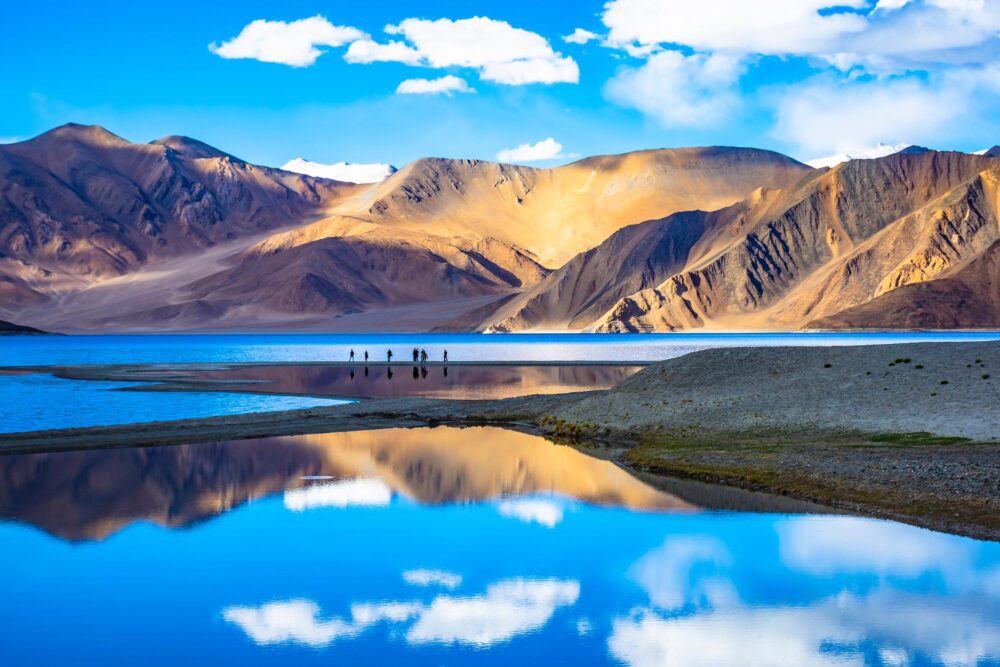 Lac Pangong Tso en Inde