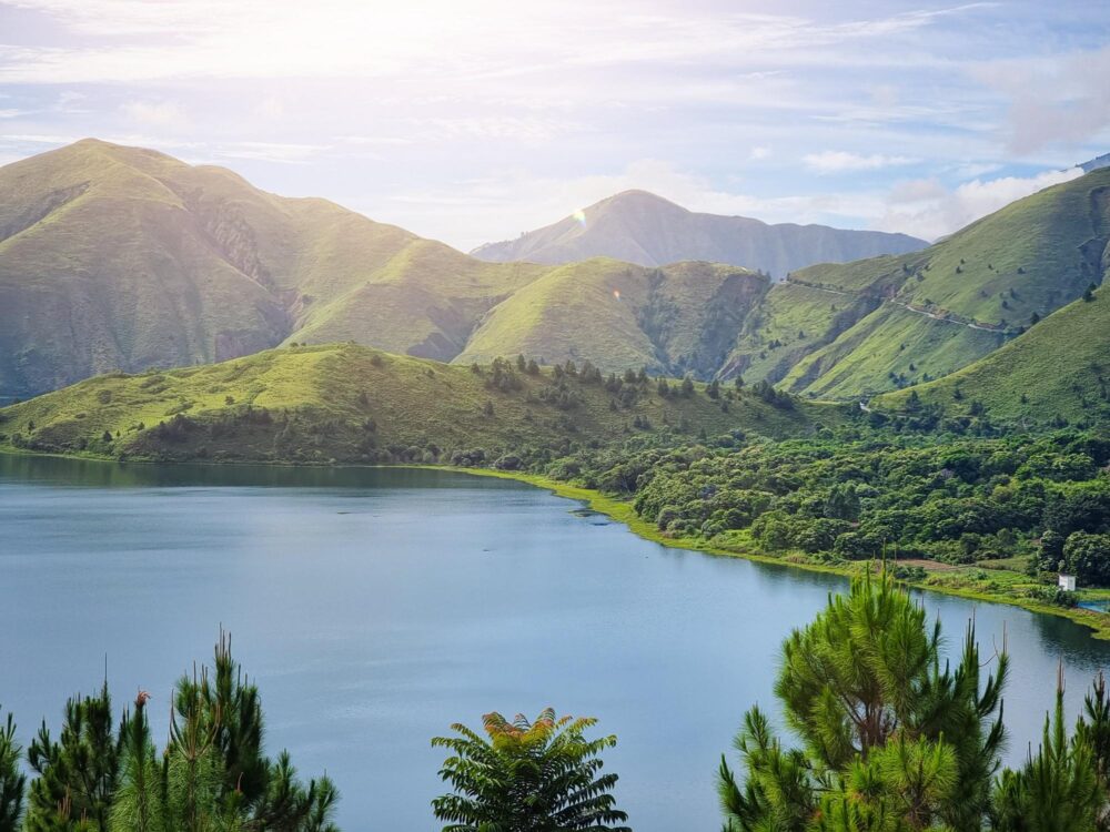 Lac Toba en Indonésie