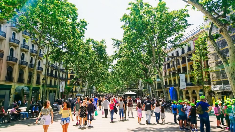 Le Passeig de Gràcia à Barcelone
