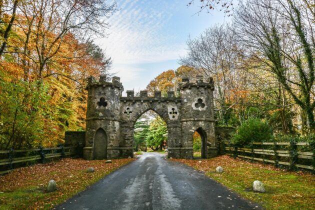 Le Tollymore Forest Park, Belfast, Irlande du Nord