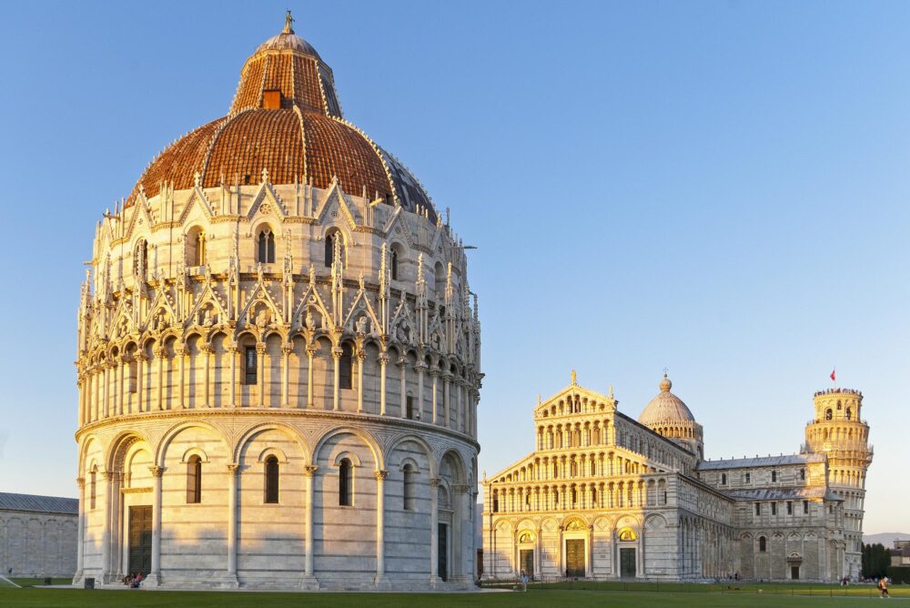 Le baptistère Saint-Jean à Pise, Italie