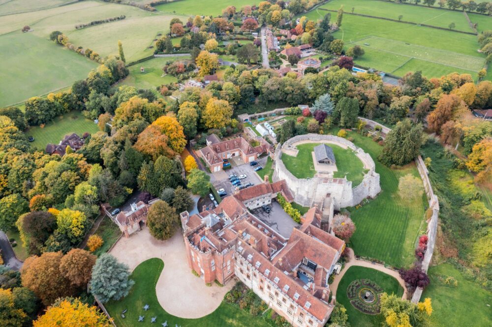 Le château de Farnham près de Londres