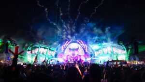 Le festival de musique électro EDC à Orlando, Floride
