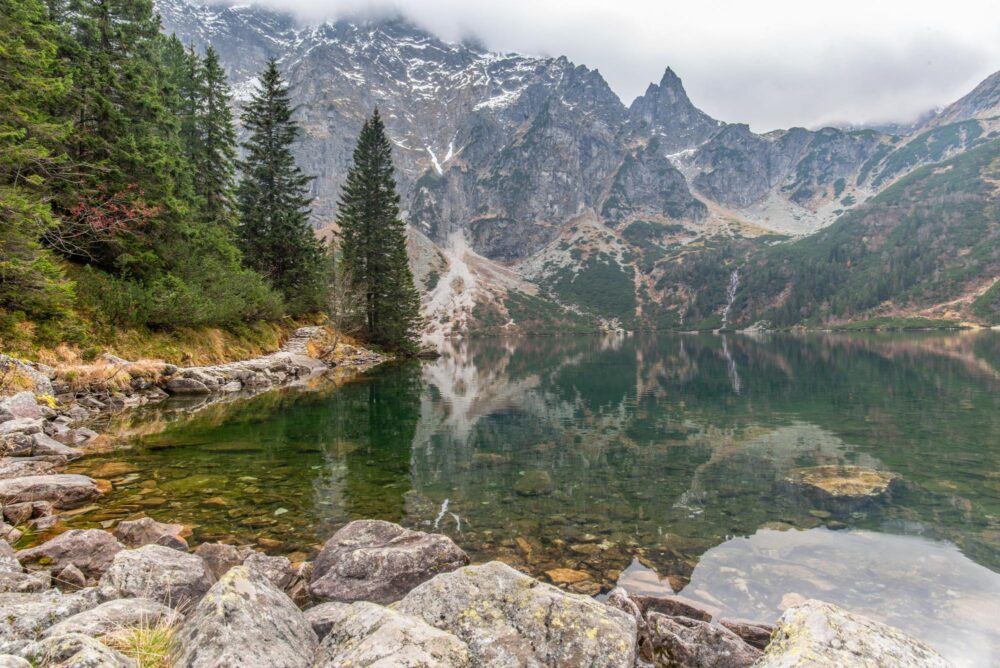 Le lac Morskie Oko près de Zakopane 