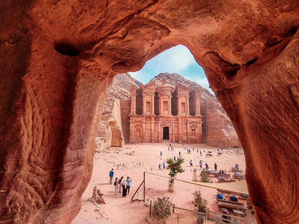Le monastère de Pétra, Jordanie