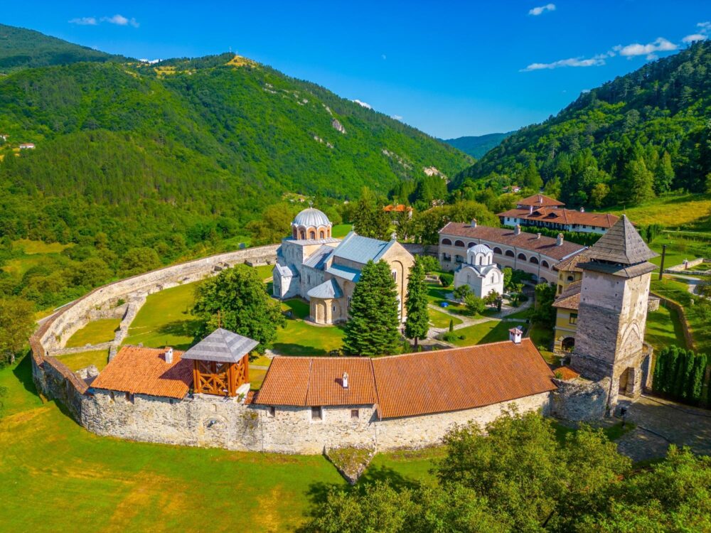 Le monastère de Studenica, Serbie