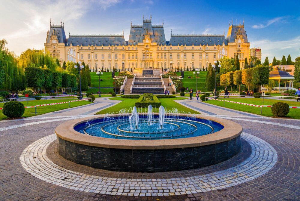 Le palais de la culture à Iasi