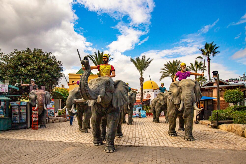 Le parc d’attractions Carthage Land, Tunisie