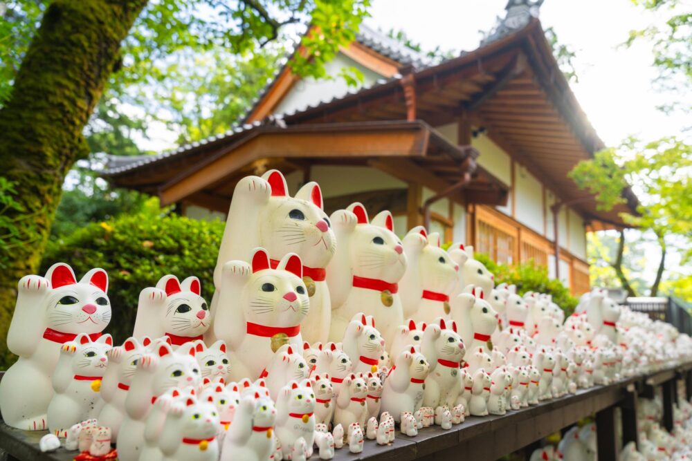 Le temple Gotoku-ji à Tokyo, Japon