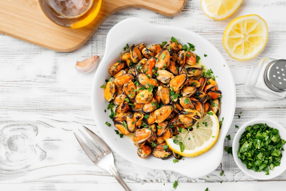 Les Cozze arraganate