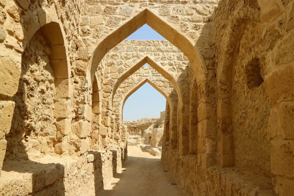 Les archives symboliques du fort de Bahreïn ou de Qal'at al-Bahrain, Manama, Bahreïn