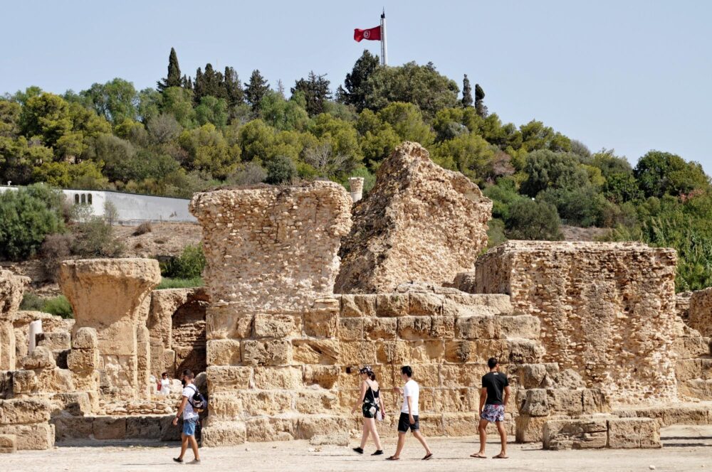 Les ruines de Carthage, Tunisie