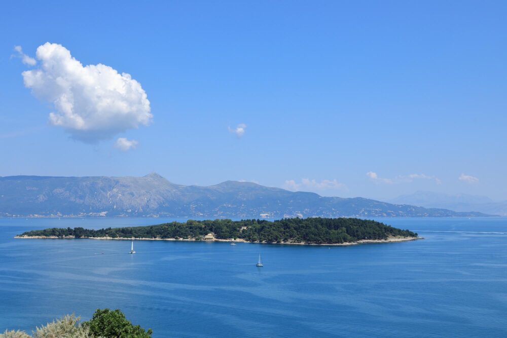 L’île de Vido à Corfou