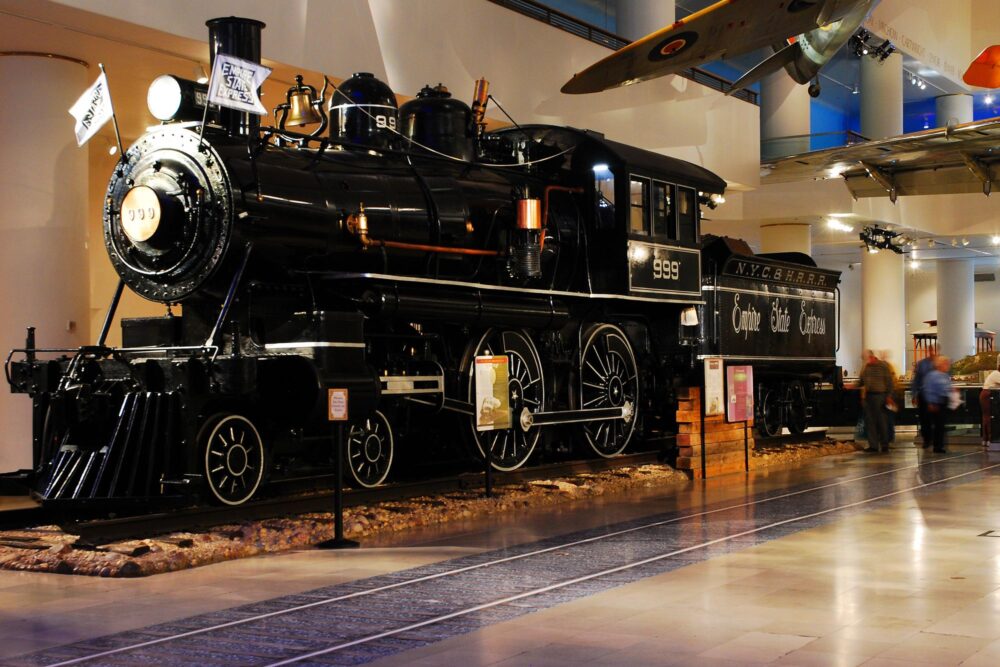 Locomotive au musée des sciences et de l'industrie de Chicago