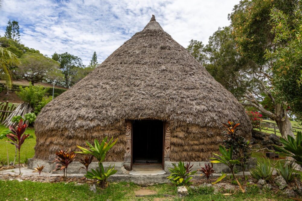 Maison kanak en Nouvelle-Calédonie