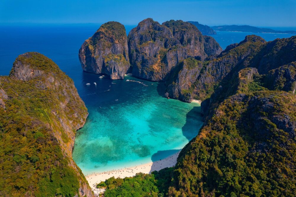Maya Bay sur Koh Phi Phi en Thaïlande