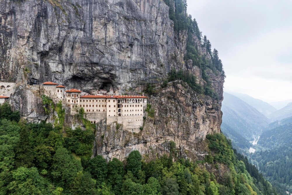 Monastère perché de Sumela en Turquie