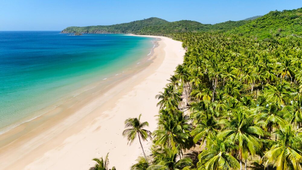 Nacpan Beach à El Nido aux Philippines