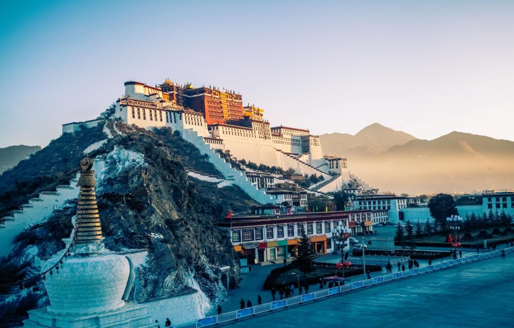 Palais Potala au Tibet