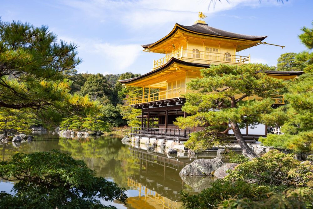 Pavillon d’Or, temple Kinkaku-ji, Kyoto, Japon
