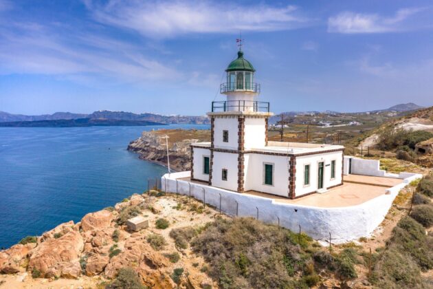 Phare d’Akrotiri à Santorin