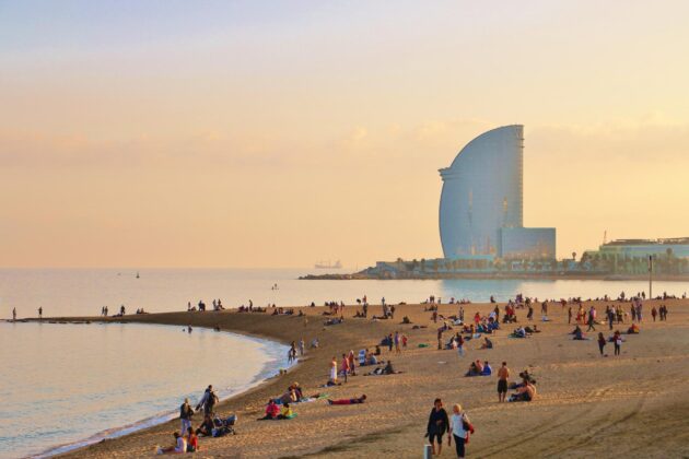 Plage de Barcelone