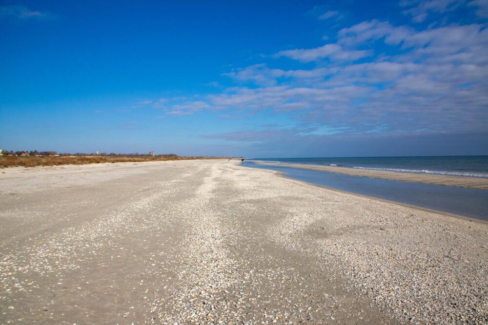 Plage de Corbu en Roumanie