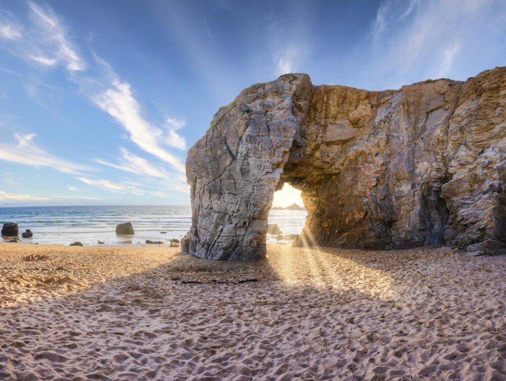 Plage et arche de Port-Blanc