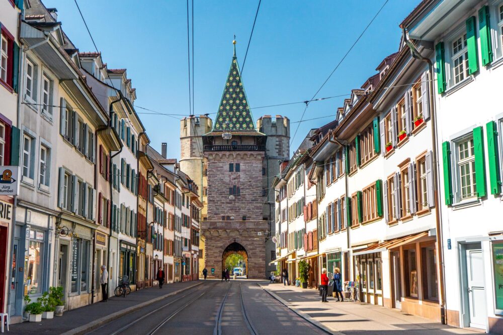 Porte dans la muraille de Bâle