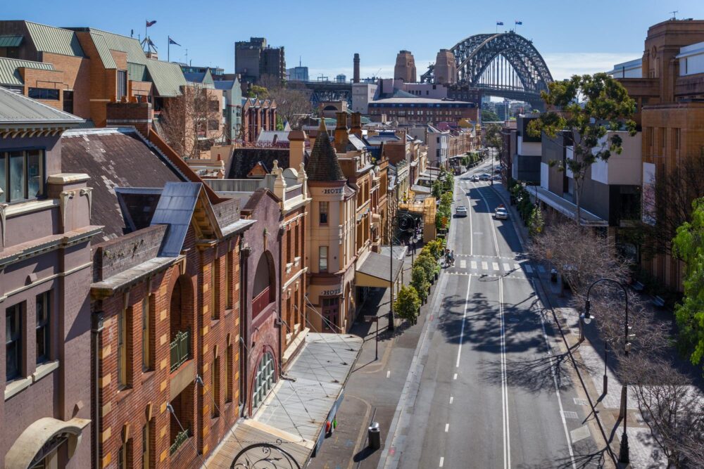 Quartier historique de The Rocks à Sydney