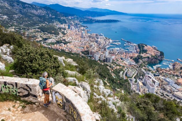 Randonnée à Monaco et panorama depuis la Tête de Chien