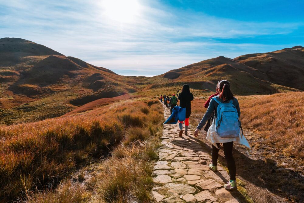Randonnée au mont Pulag, Philippines