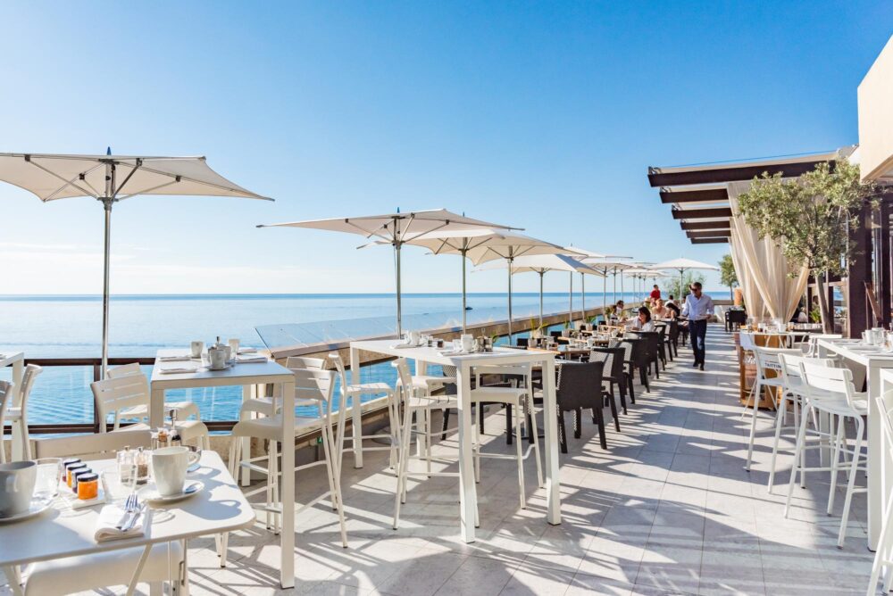 Restaurant terrasse au Fairmont Hotel