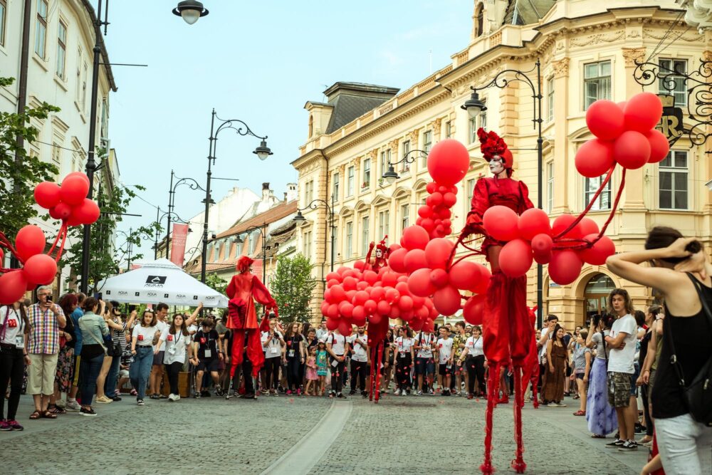 Spectacles de rue dans Sibiu