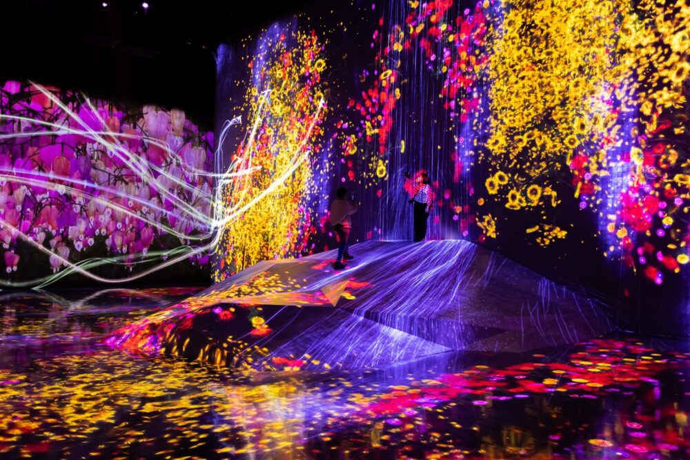 TeamLab Borderless à Tokyo, Japon