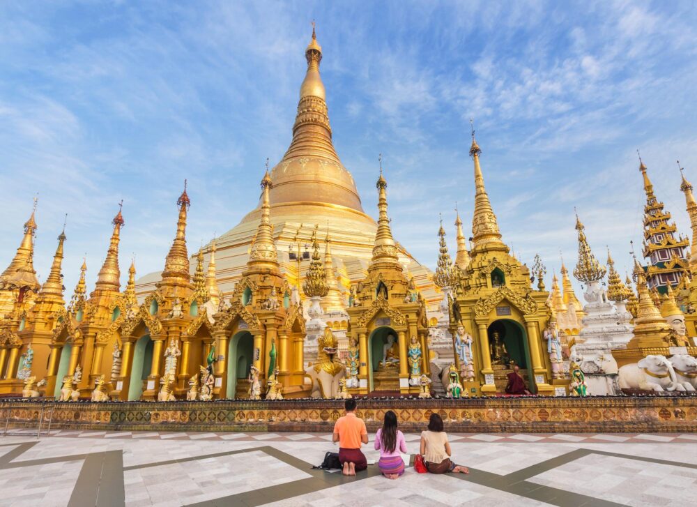 Temple Shwedagon en Birmanie