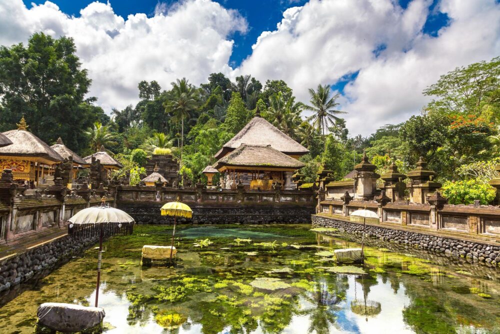 Temple Tirta Empul, Bali, Indonésie