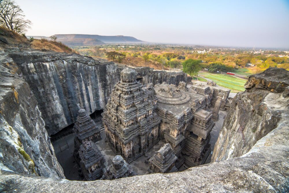 Temple de Kailas, grottes d’Ellora, Inde