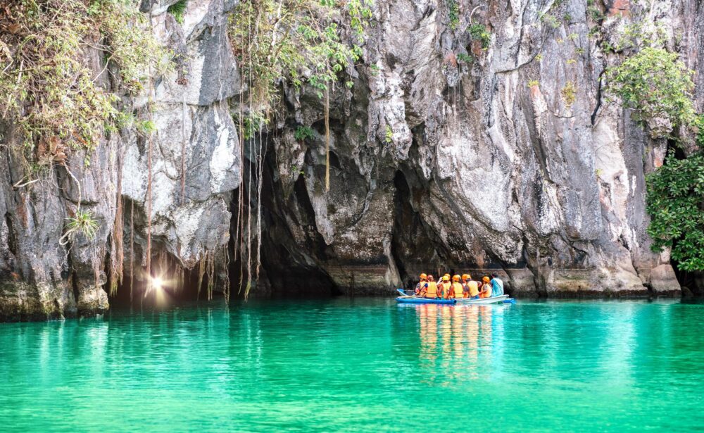 Tour en bateau sur l’Underground River à Puerto Princesa, Philippines