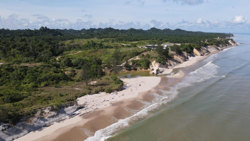 Tusan Beach à Miri en Malaisie